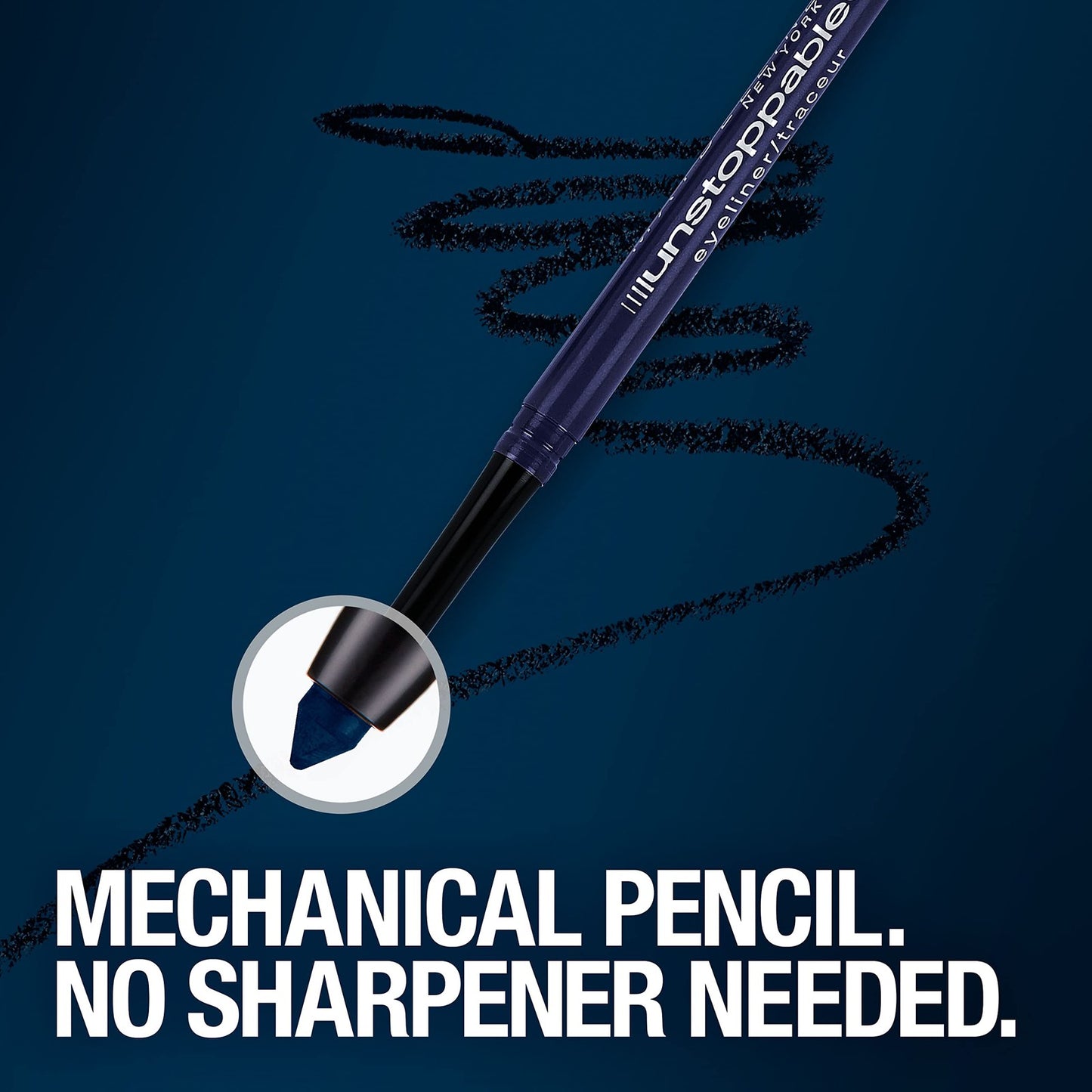 3 Pack - Maybelline Unstoppable Mechanical Eyeliner Pencil - 704 Cinnabar 