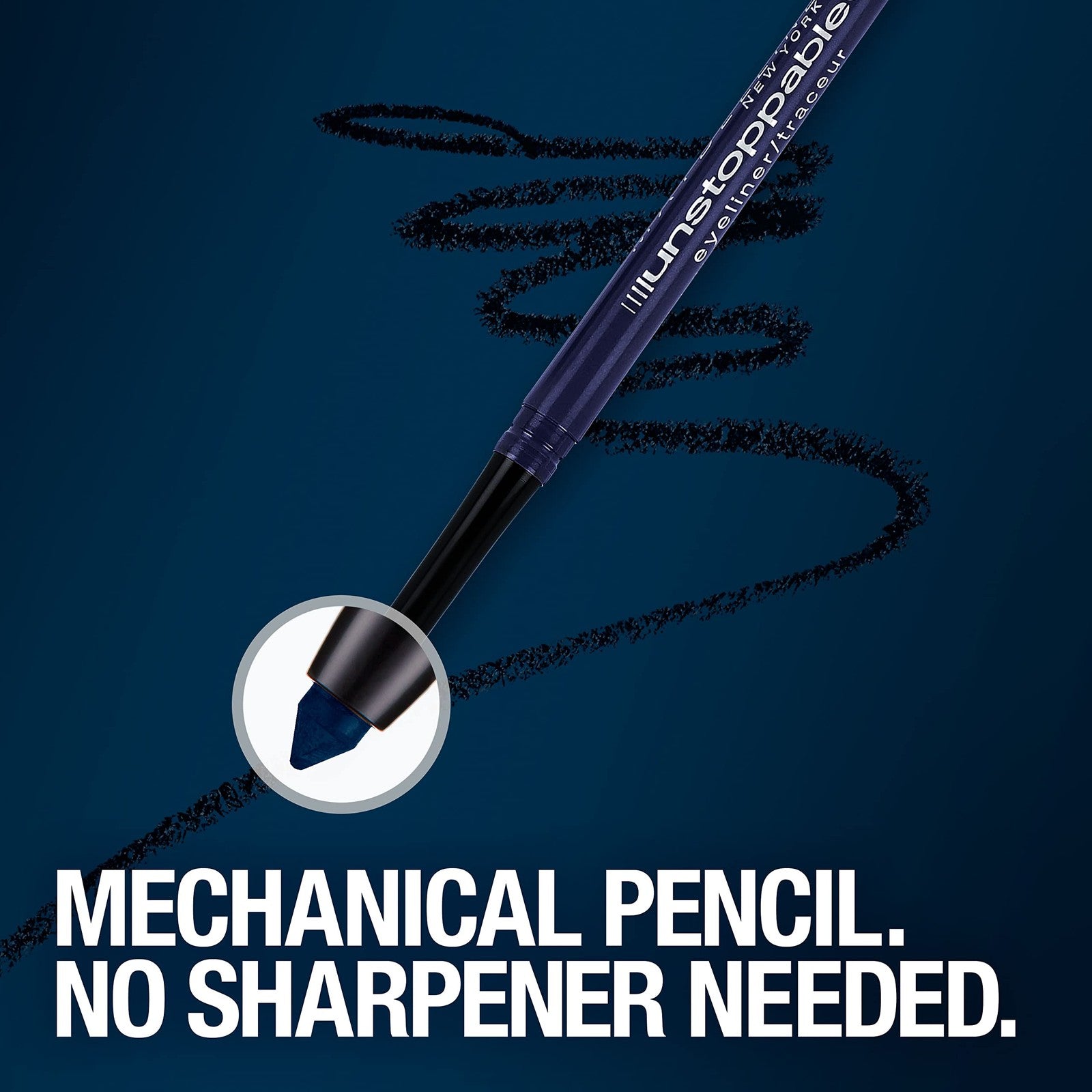 3 Pack - Maybelline Unstoppable Mechanical Eyeliner Pencil - 704 Cinnabar 