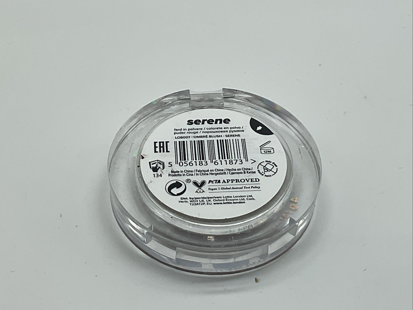 Lottie London Ombré Blush Lightweight & High Pigmented Powder Blusher - Serene