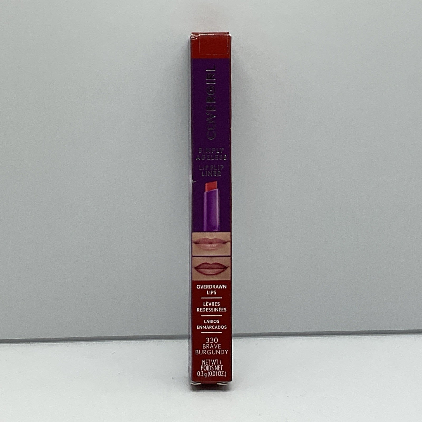 Covergirl Simply Ageless Lip Flip Liner - 330 Brave Burgundy - Single
