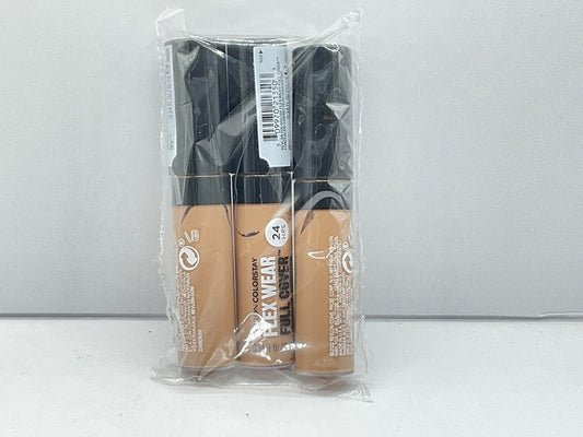 3 PACK - Revlon ColorStay Flex Wear Full Cover Concealer, #055 Latte, 0.34 fl oz