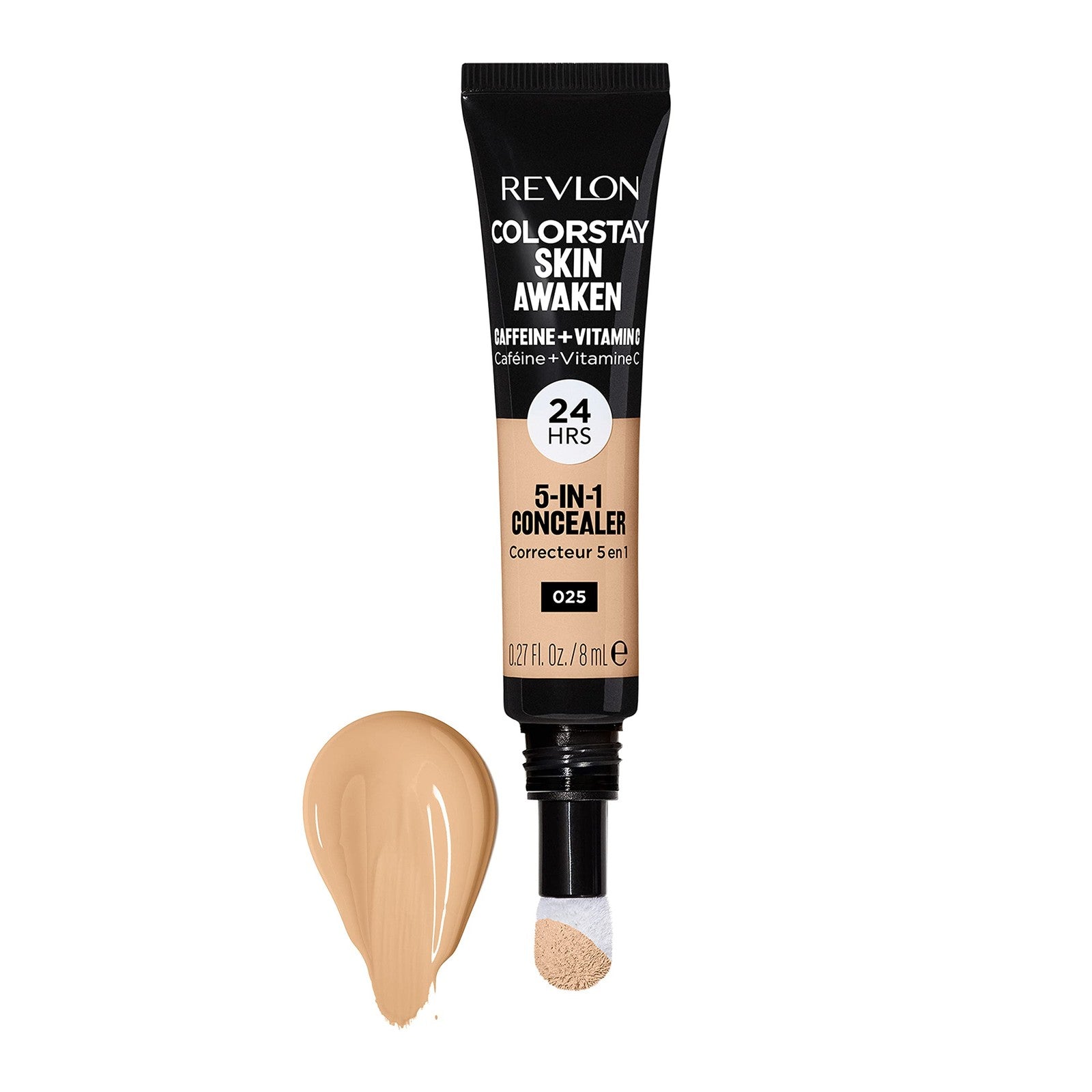 2 PACK - Revlon ColorStay 5-in-1 Concealer, 025 Light Beige