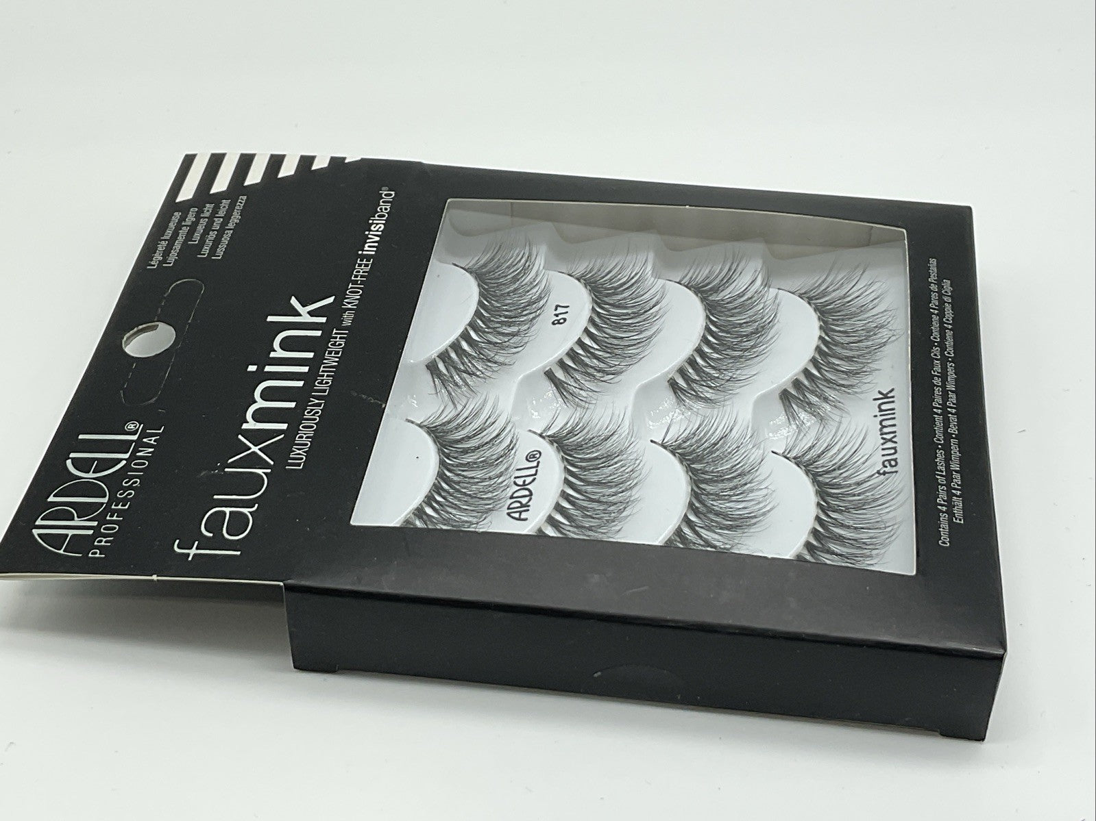 Ardell Professional Faux Mink Eyelash w/ 4 Pairs - 817 Black