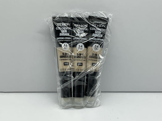 3 Pack - Revlon ColorStay 5-in-1 Concealer, 003 Cool Ivory