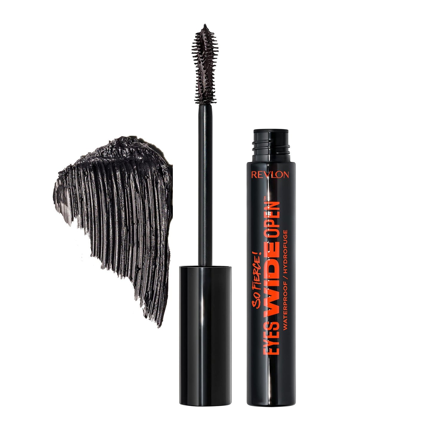 Revlon So Fierce! Eyes Wide Open Waterproof Mascara  New # 104 Black