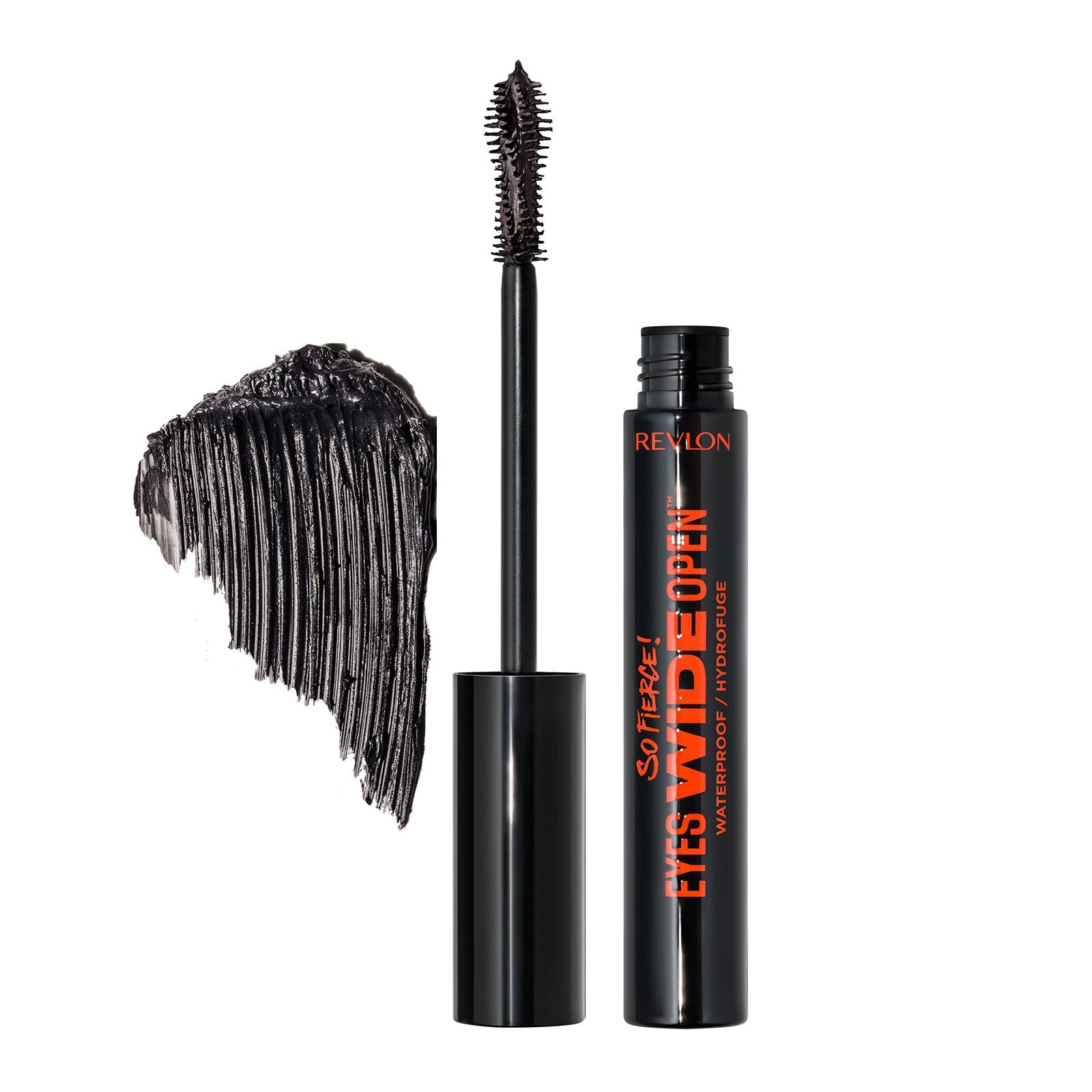 Revlon So Fierce! Eyes Wide Open Waterproof Mascara  New # 104 Black