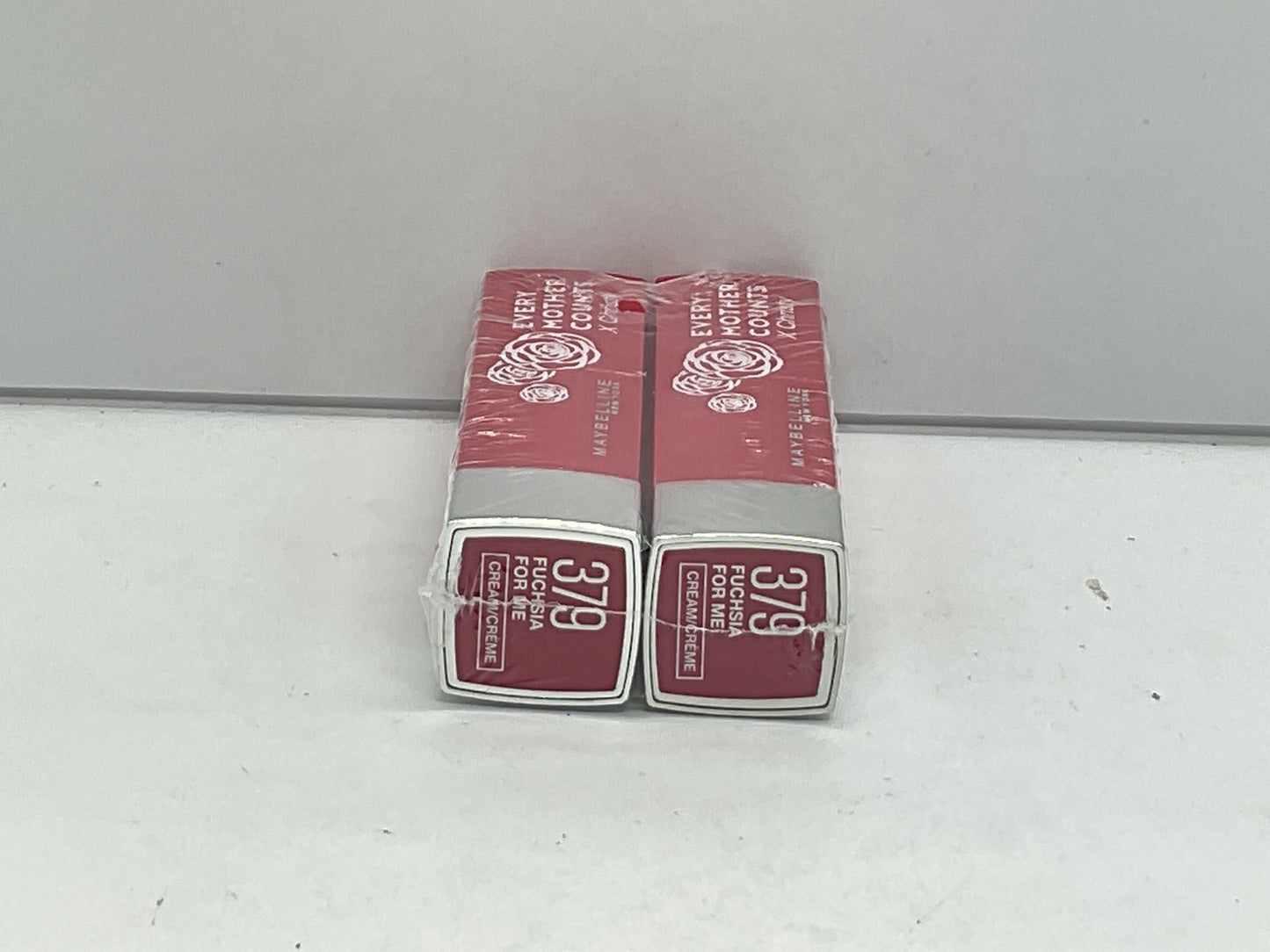 2 Pack - Maybelline Color Sensational Lipstick - 379 Fuchsia For Me