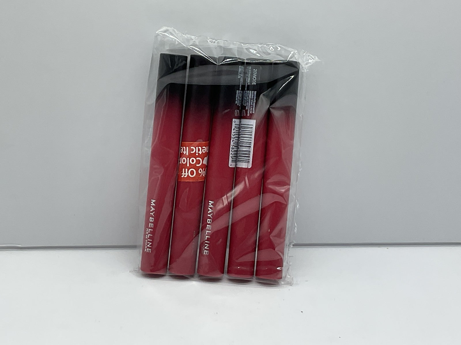 5 PACK - Maybelline Color Sensational Ultimate Matte Lipstick 399 Magenta Pink 