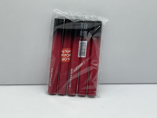 5 PACK - Maybelline Color Sensational Ultimate Matte Lipstick 399 Magenta Pink 