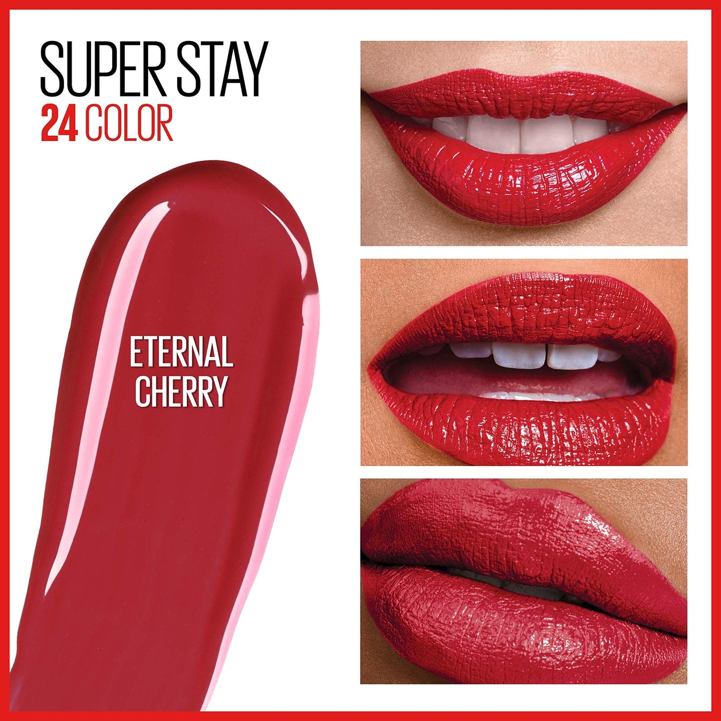 2 PACK - Maybelline 200 Eternal CherryLiquid Lipstick 24 Hour Long Lasting Color