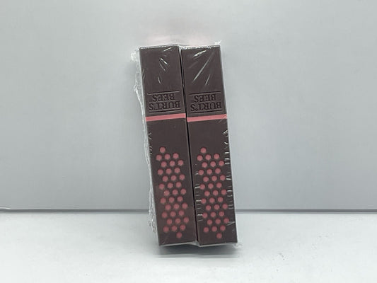 2 PACK - Burts Bees 100% Natural Glossy Lipstick - #516 ROSE FALLS