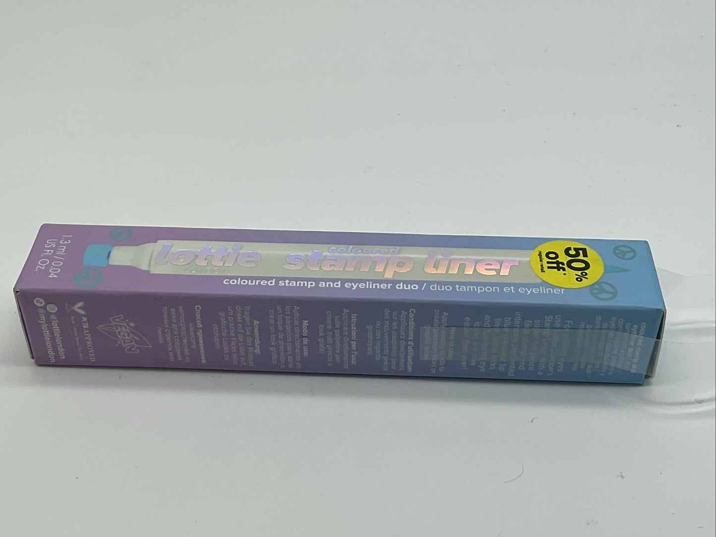 Lottie London Proud To Be Stamp Coloured Liner - Blue Peace
