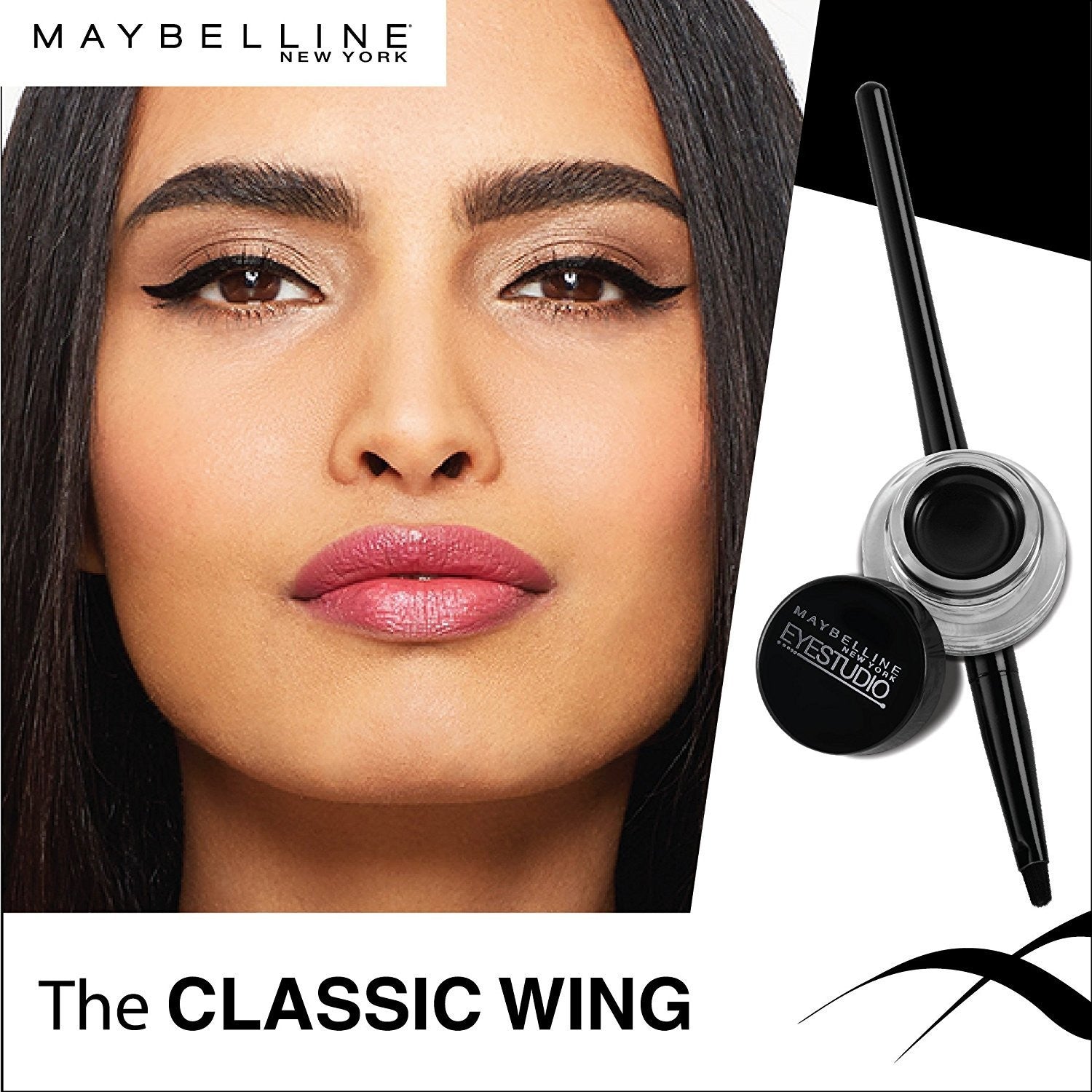 MAYBELLINE LASTING DRAMA GEL PENCIL & GEL EYELINER W/ BRUSH 950 Blackest Black