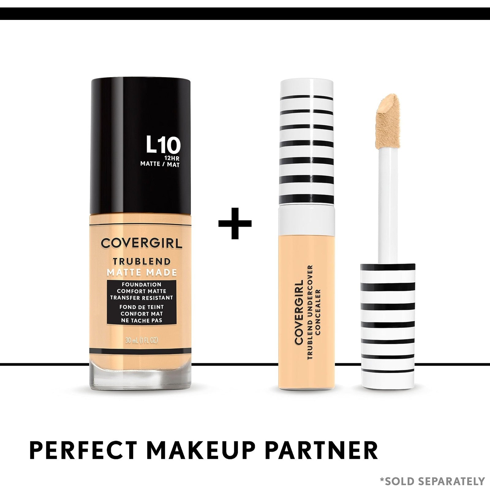 2 PACK - COVERGIRL TrueBlend Undercover Concealer L200 Light Ivory