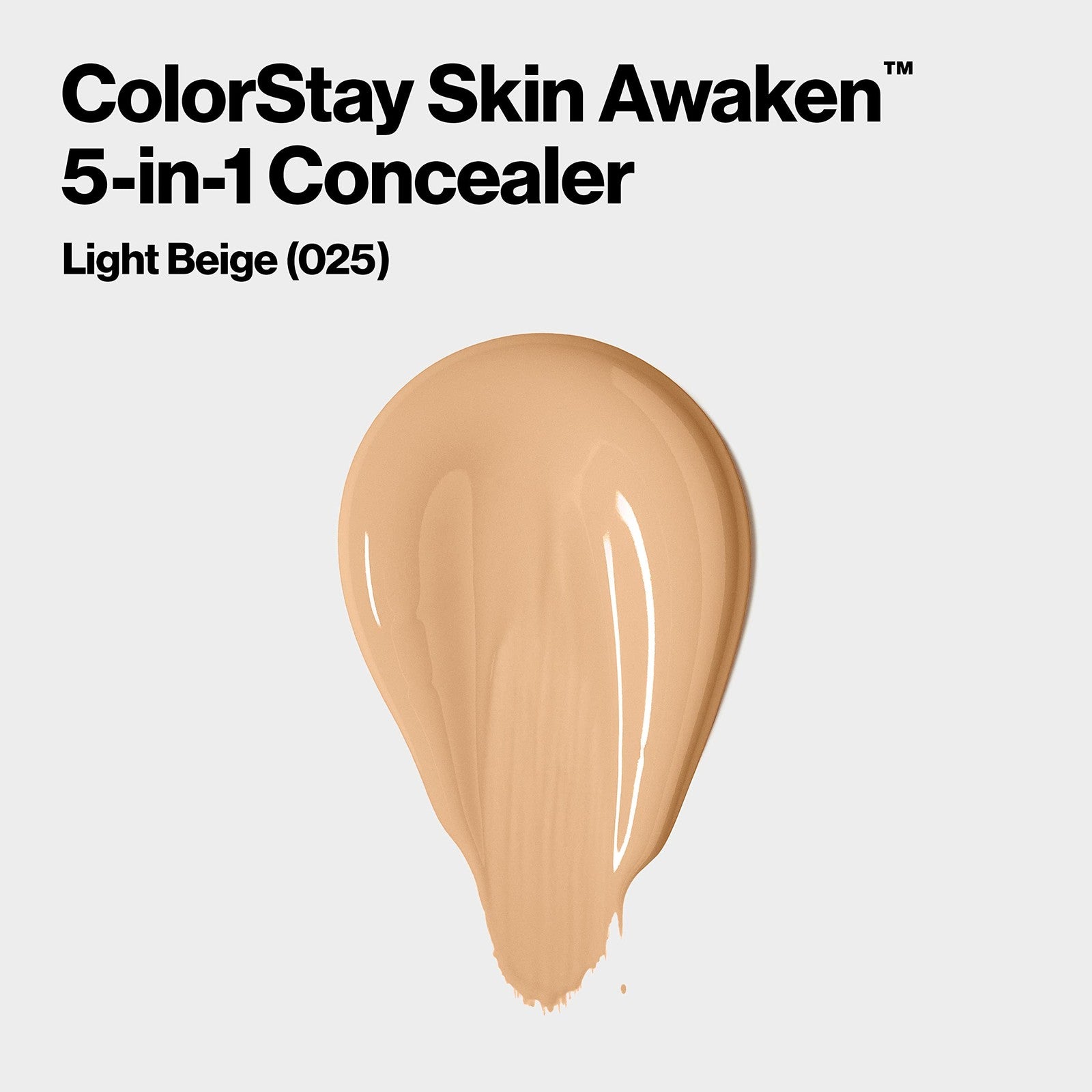 2 PACK - Revlon ColorStay 5-in-1 Concealer, 025 Light Beige