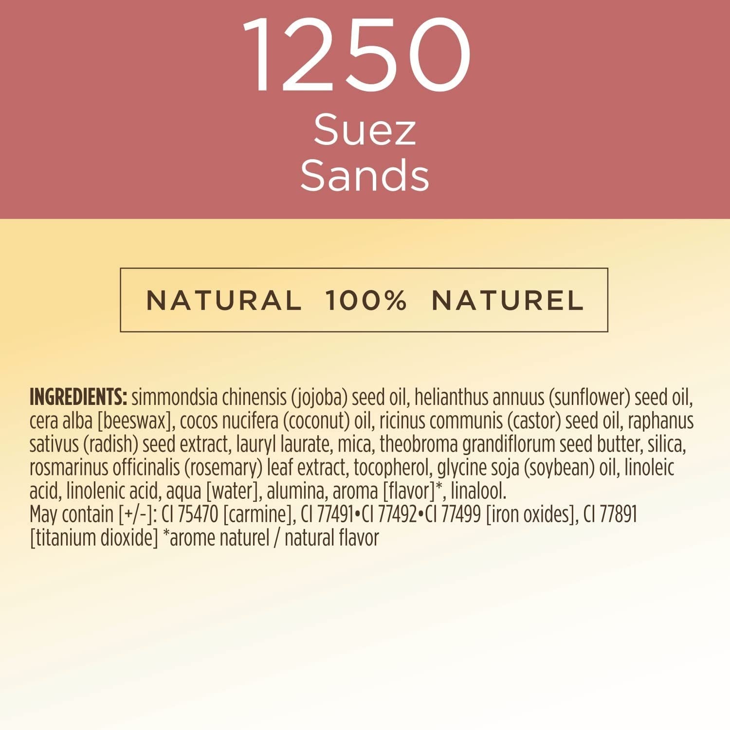 Burt's Bees All Aglow Lip & Cheek Stick 1250 Suez Sands