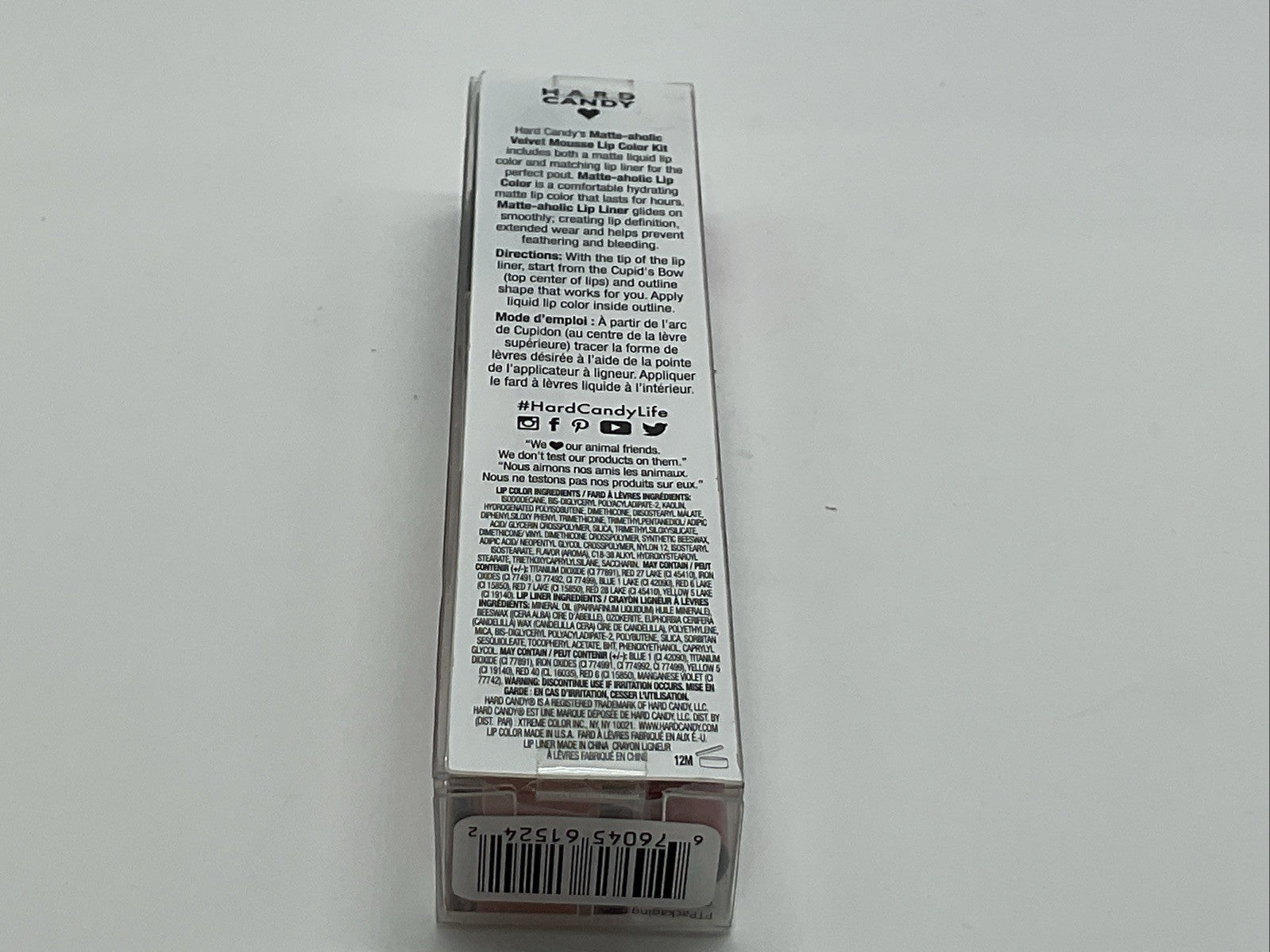 Hard Candy Matte Lip Color Kit - 1524 Forget Me Not