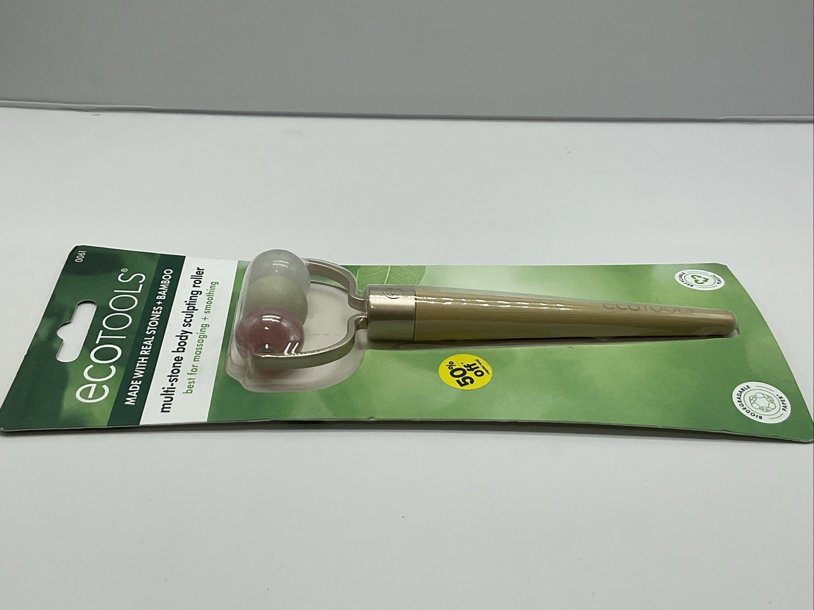 EcoTools Multi Stone Massage Roller, Depuff & Sculpt, Face & Body Tool