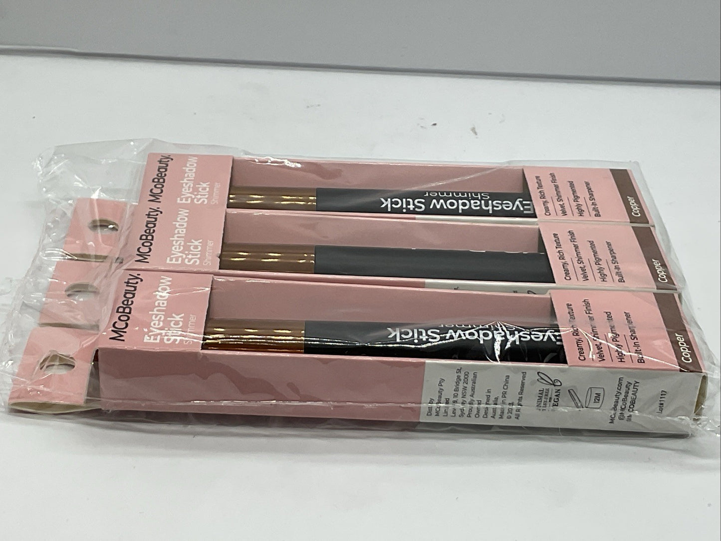 3 PACK -  MCoBeauty Eyeshadow Stick - Copper