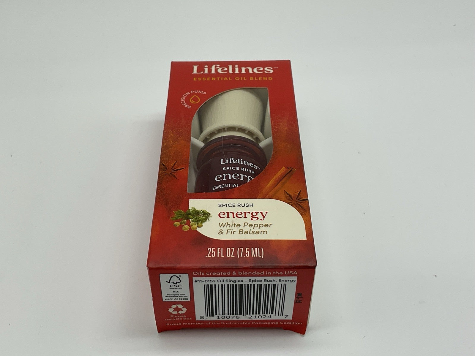 Lifelines Essential Oil Blend White Pepper & Fir Balsam - Spice Rush