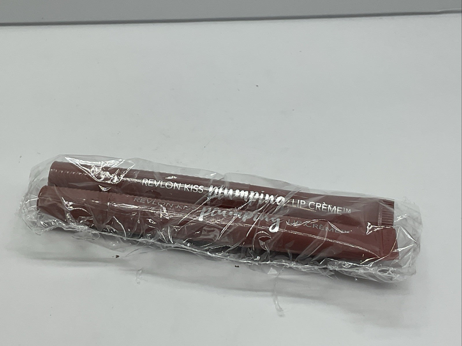 2 Pack - REVLON KISS PLUMPING LIP CREME 525 BARELY BLUSH