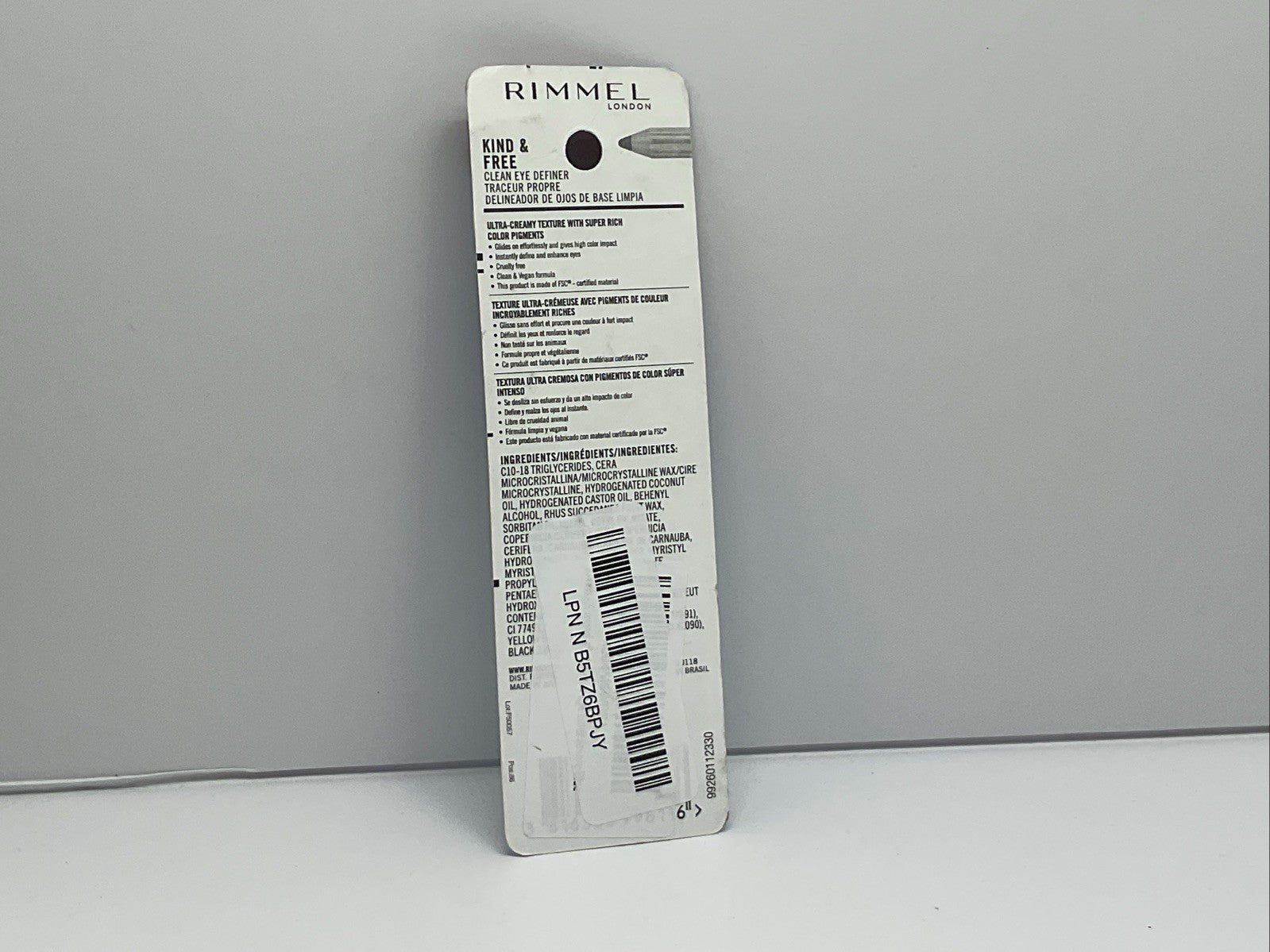 Rimmel Kind & Free Brow Definer Pencil Color - 006 Anime Blue - Single