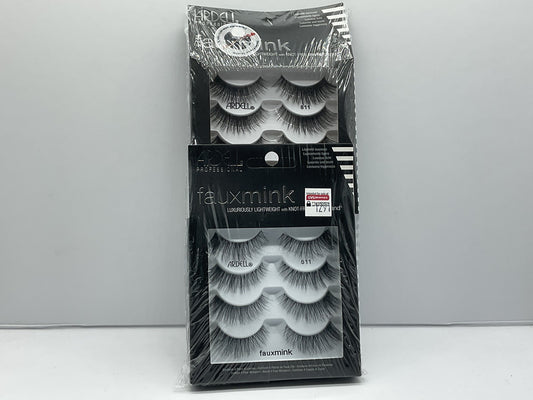 Ardell False Lashes Faux Mink 817 Multipack 4 pairs -NEW ( 2 PACKS)