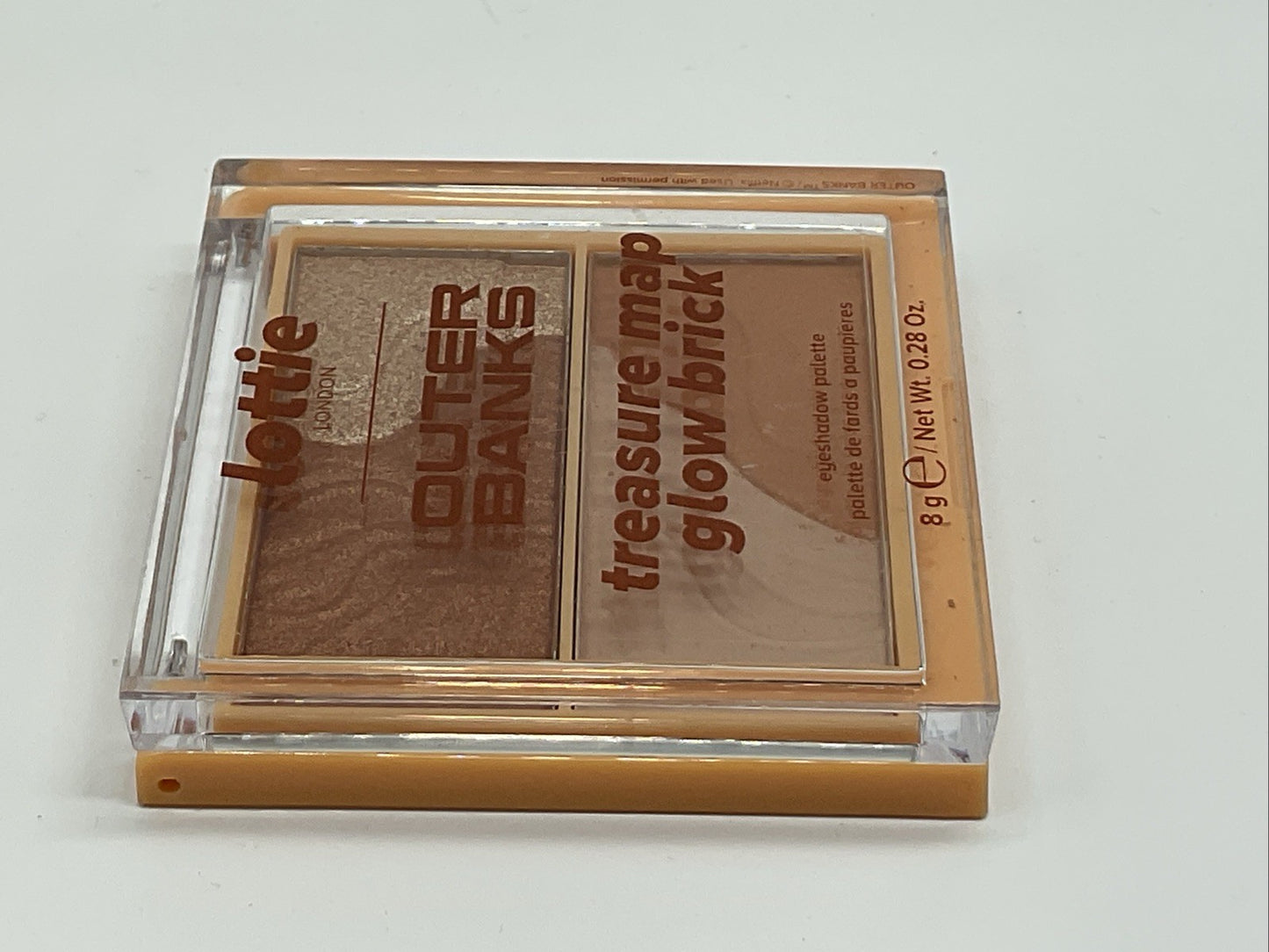 Lottie London Outer Banks Treasure Map Glow Brick 0.28oz - Bronzing Face Powder