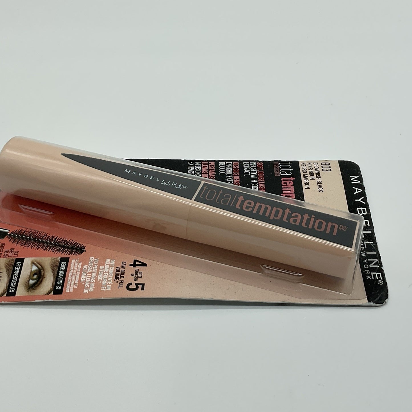 Maybelline Total Temptation Washable Mascara - 603 Brownish Black