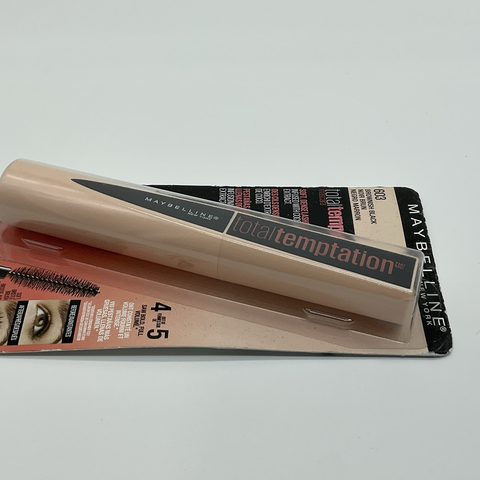 Maybelline Total Temptation Washable Mascara - 603 Brownish Black