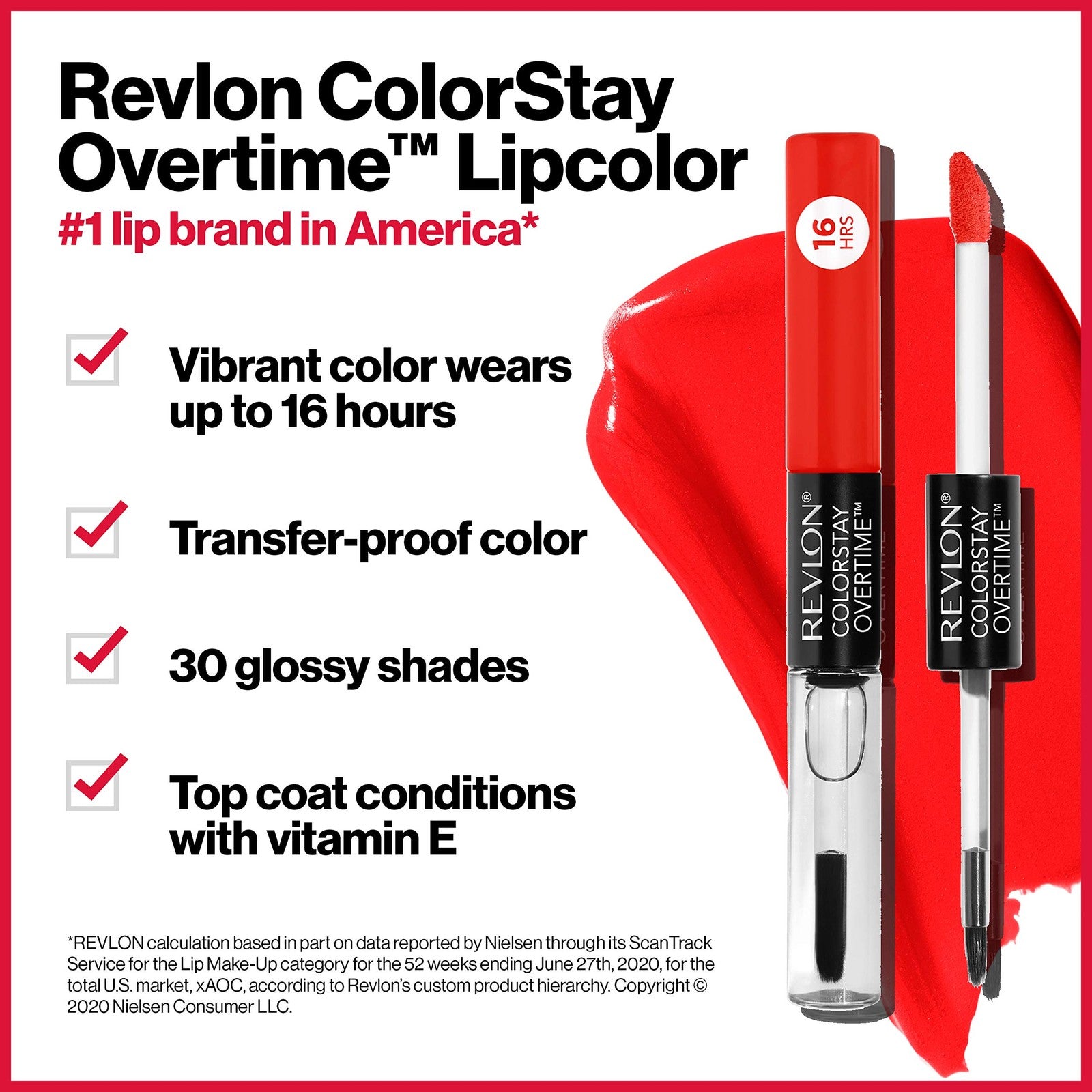 2 Pack - Revlon ColorStay Overtime Lipcolor - 360 Endless Spice