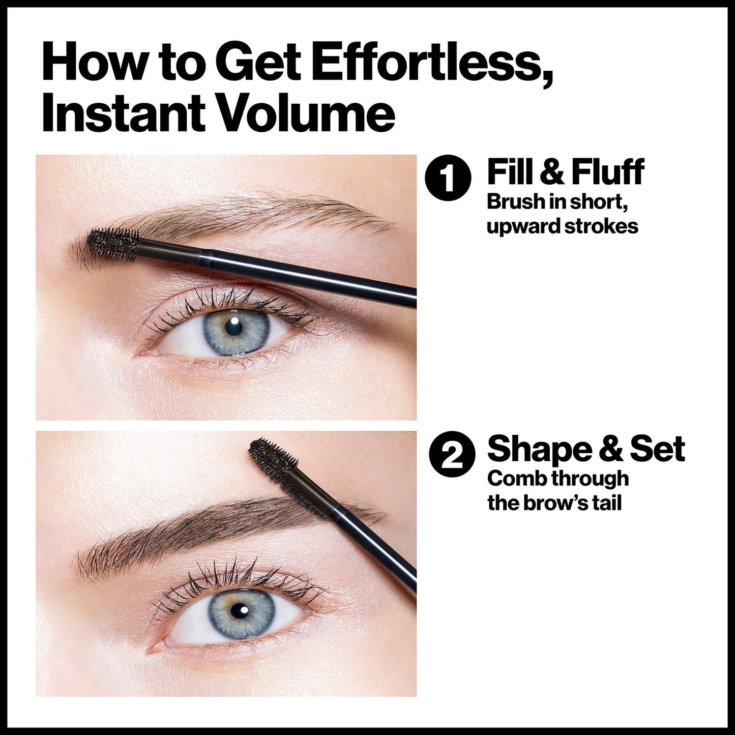 2 Pack - Revlon ColorStay Fiber Filler Brow Gel - 305 Dark Brown