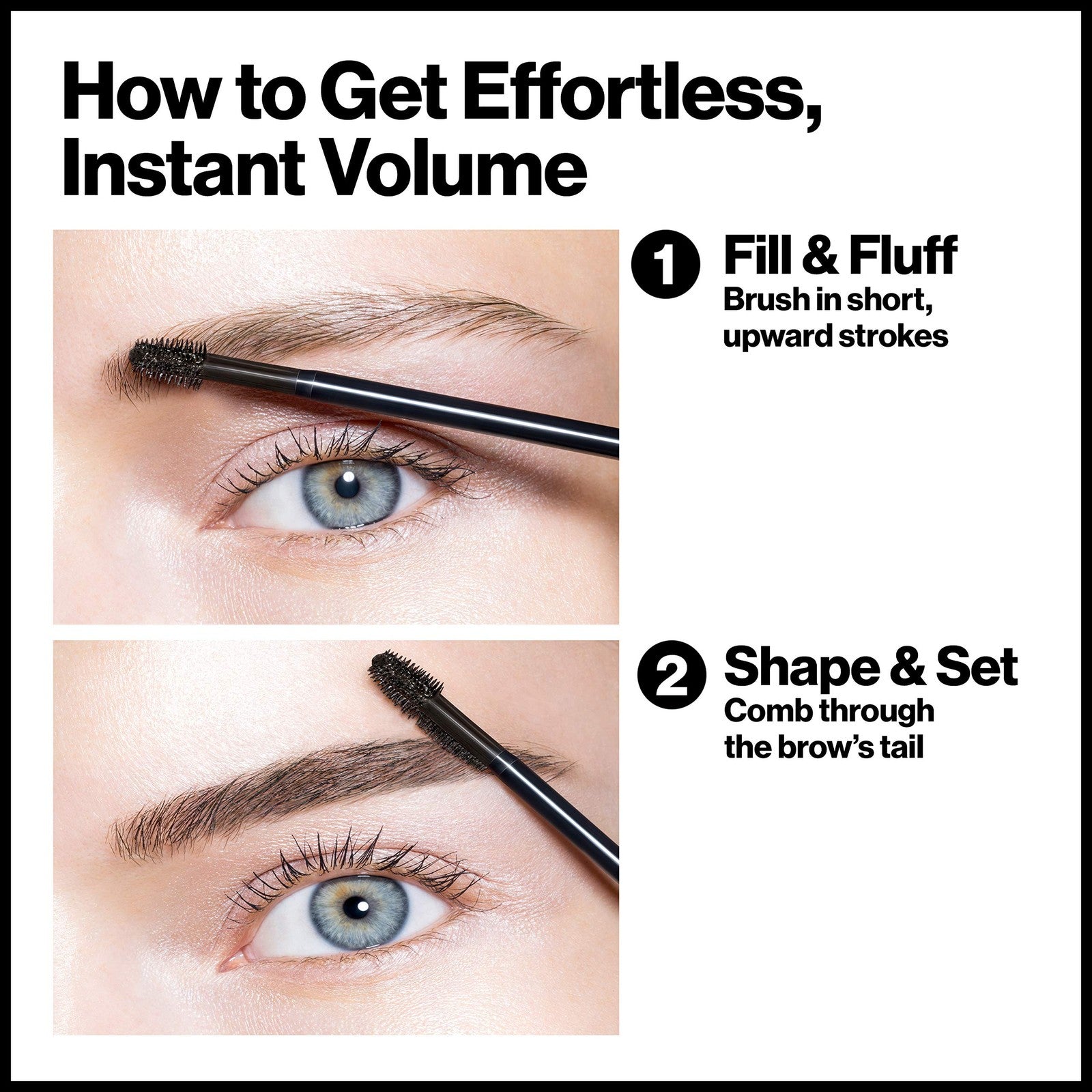 2 Pack - Revlon ColorStay Fiber Filler Brow Gel - 305 Dark Brown