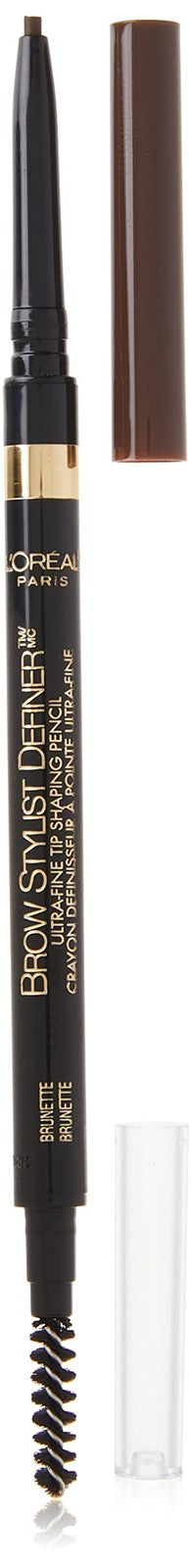2 Pack L'Oreal Paris Brow Stylist Definer Eyebrow Pencil, Brunette 389, 0.003 oz