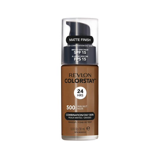 Revlon ColorStay 24Hrs Combination Oily Matte Foundation - 500 Walnut 