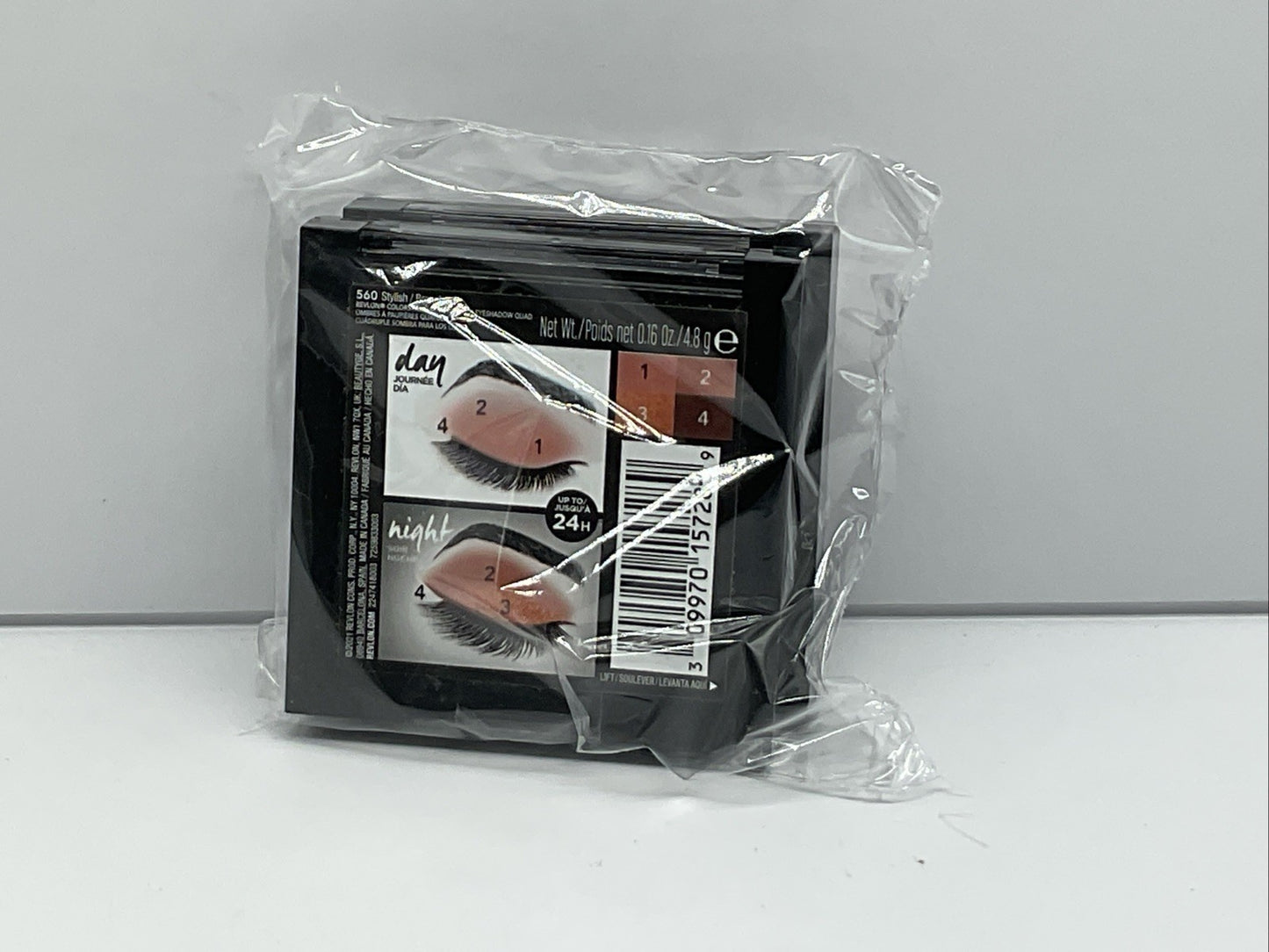 Revlon ColorStay Day To Night 24Hr Eyeshadow Quad-  560 Stylish - Set Of 2