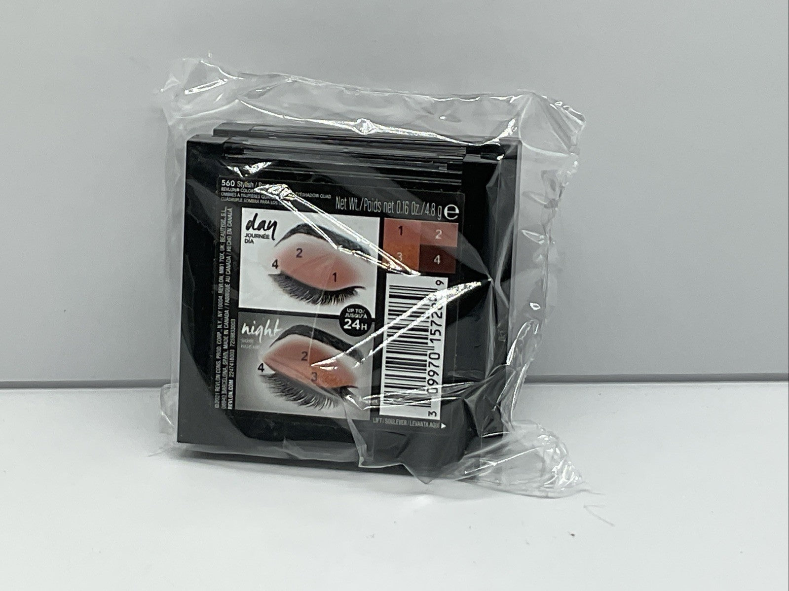 Revlon ColorStay Day To Night 24Hr Eyeshadow Quad-  560 Stylish - Set Of 2