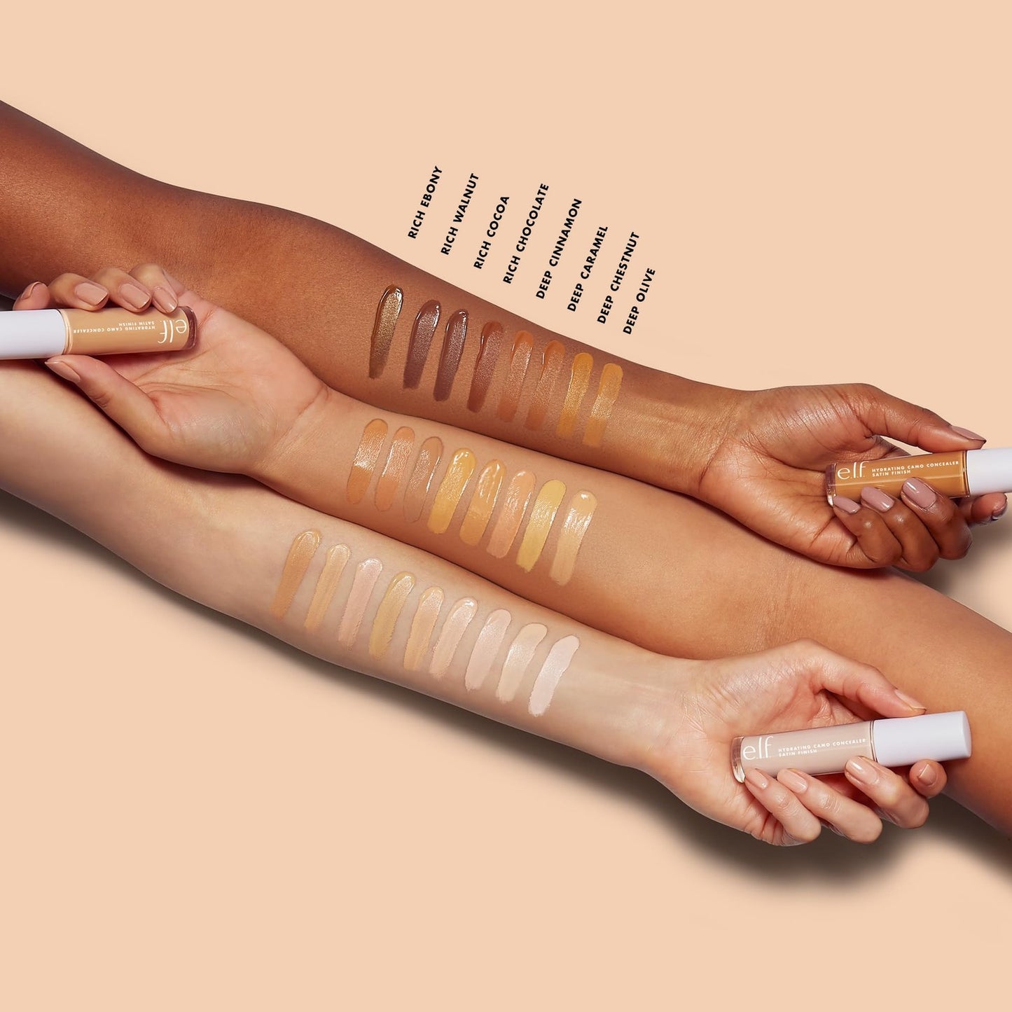 2 PACK - e.l.f. Hydrating Camo Concealer Foundation - Deep Cinnamon
