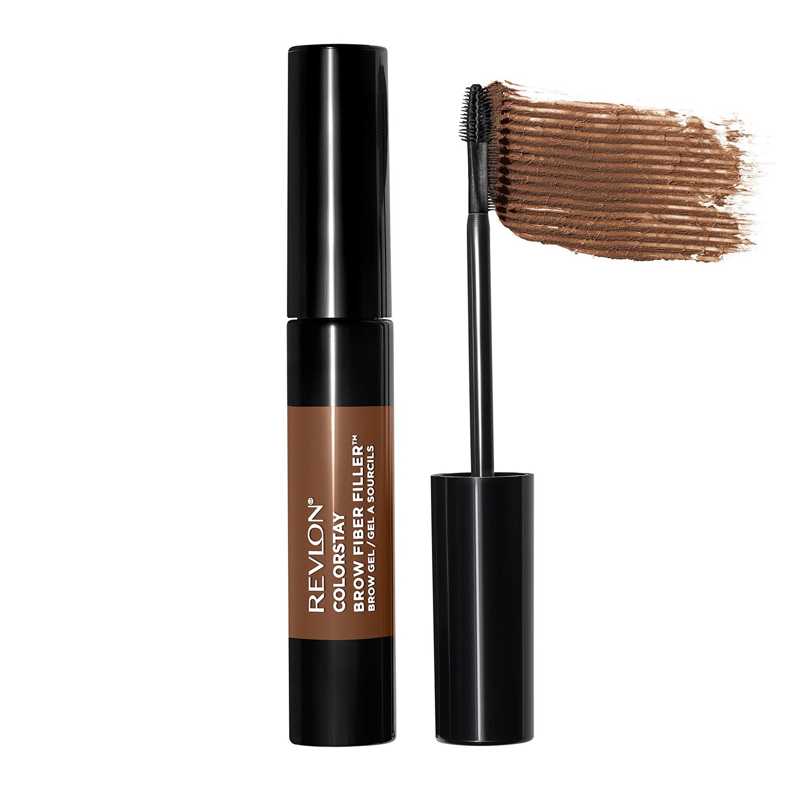 2 PACK - Revlon Colorstay Brow Fiber Filler Brow Gel - 302 Warm Brown