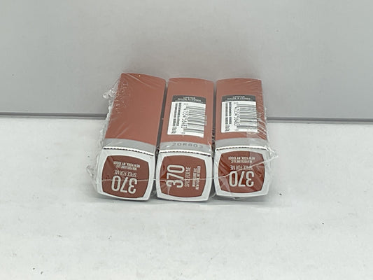 3 PACK - Maybelline ColorSensational Lipstick - 370 Spice For Me