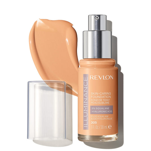 Revlon Illuminance Skin Caring Foundation Medium Sand 305 1 fl oz. NEW