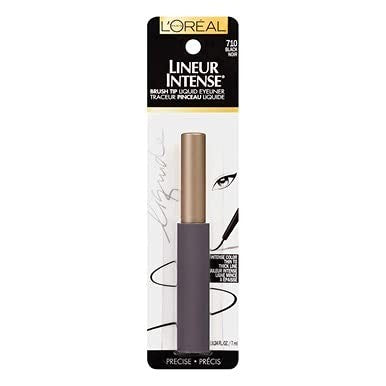 L'Oreal Paris Lineur Intense Liquid Eyeliner, Black 710, 0.24 fl oz