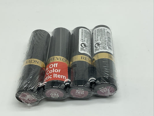 4 PACK - Revlon Super Lustrous Creme Lipstick - 760 Desert Escape