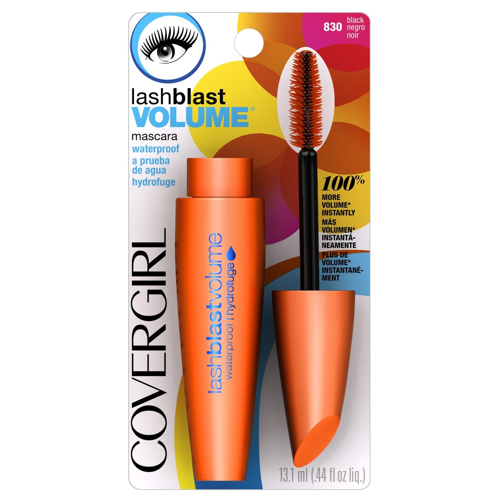 CoverGirl LashBlast Volume Waterproof Mascara 0.44 fl oz - 830 Black