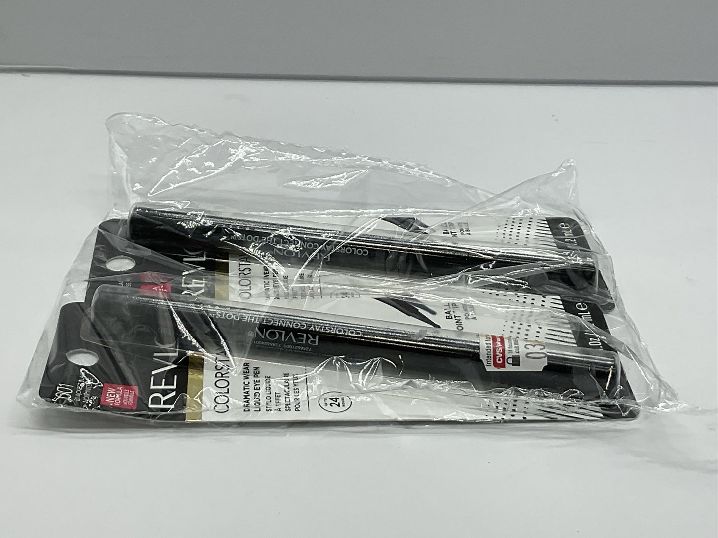 2 PACK - Revlon ColorStay Liquid Eye Pen - 001 Blackest Black