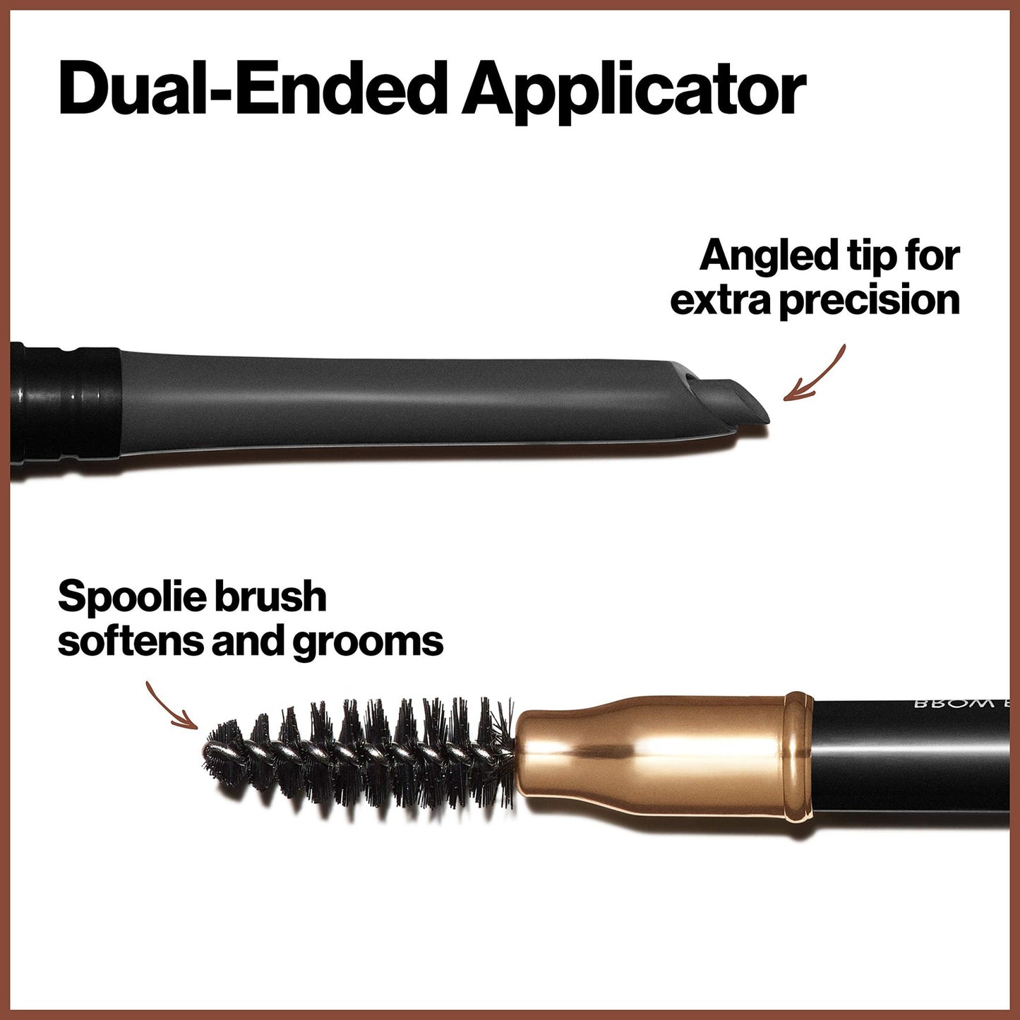 3 PACK - Revlon ColorStay Waterproof Brow Pencil, Soft Black 225, 0.012 oz