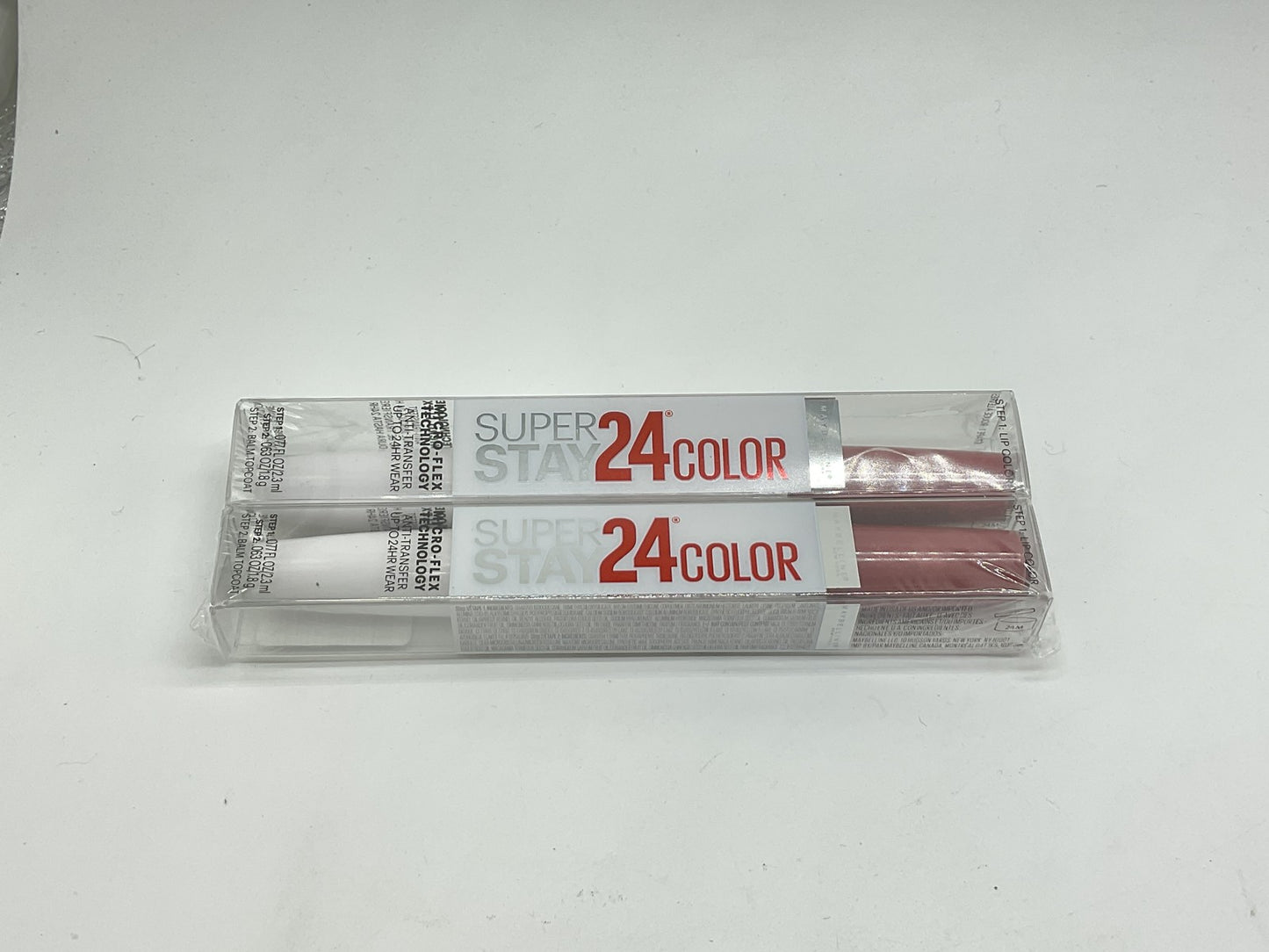 2 PACK - Maybelline Super Stay 24 HR Lip Color #045 Wear on Wildberry