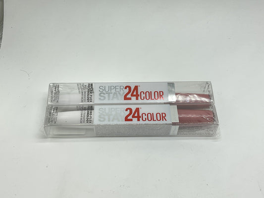 2 PACK - Maybelline Super Stay 24 HR Lip Color #045 Wear on Wildberry