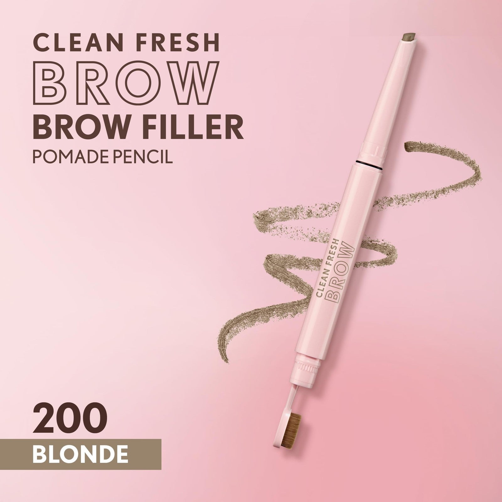 Covergirl Clean Fresh Brow Filler Pomade Pencil 200 Blonde 3 Pack