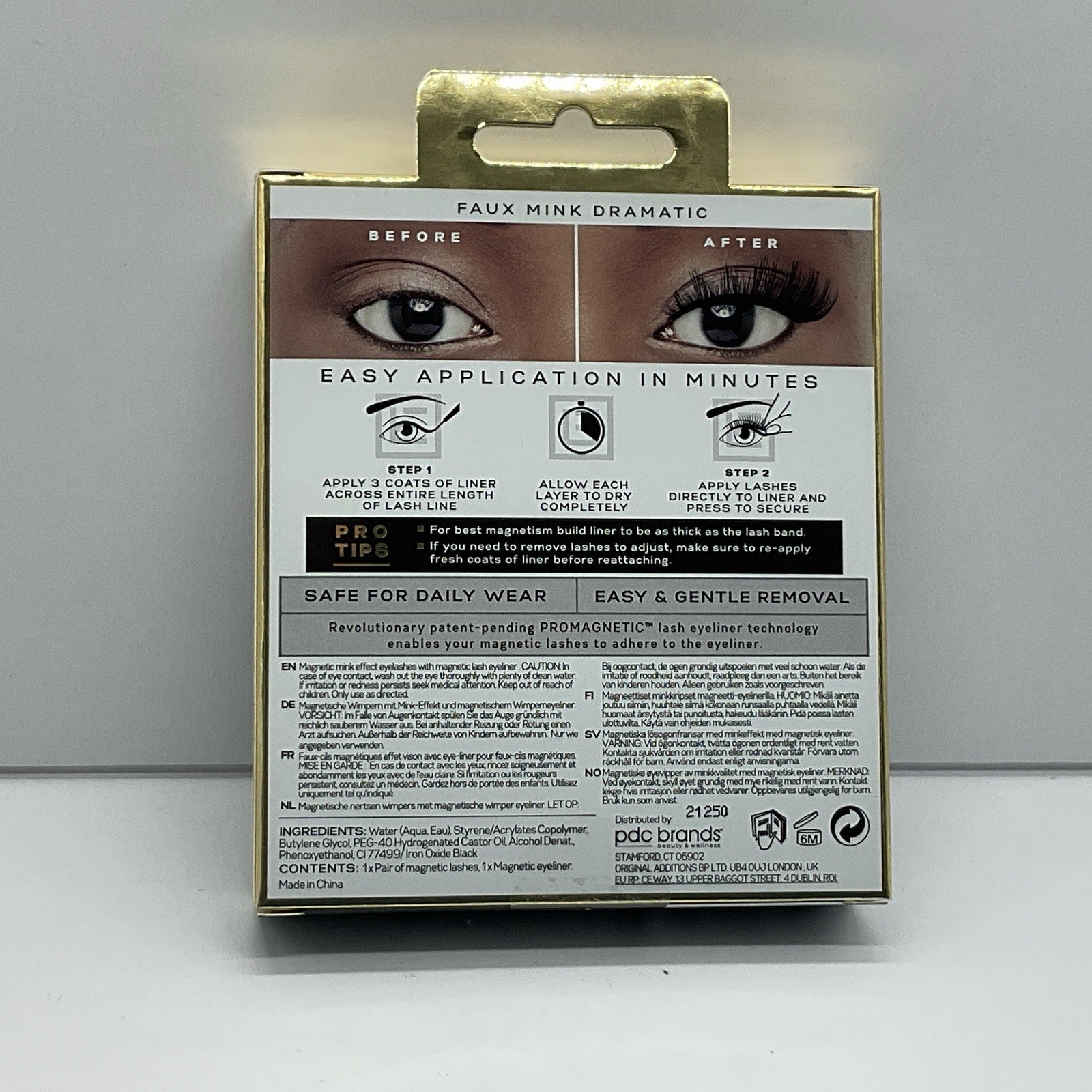 Eylure London ProMagnetic Eye Liner And Faux Mink Dramatic Lash System